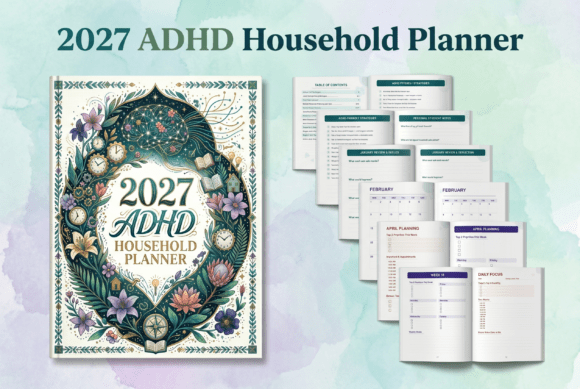 2027 ADHD Household Planner