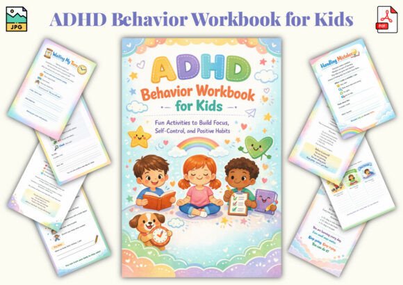 ADHD Behavior Workbook for Kids