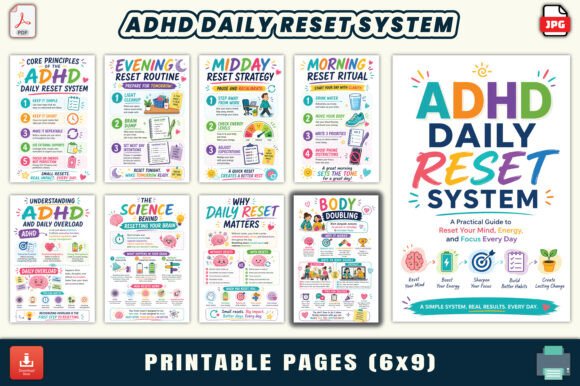 ADHD Daily Reset System – A Practical Guide to Regaining Focus and Control