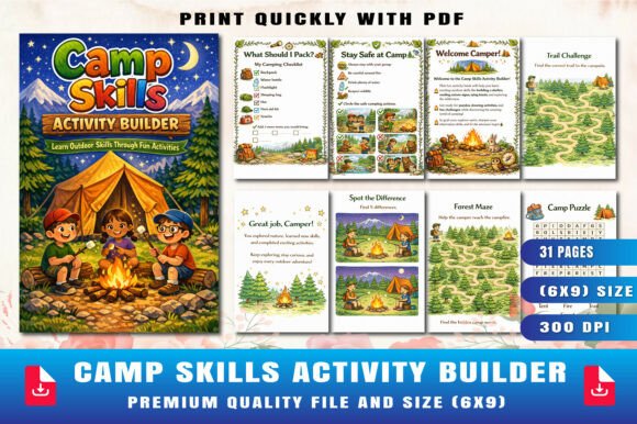 Camp Skills Activity Builder for Kids