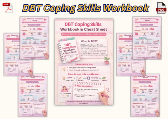 DBT Coping Skills Workbook Cheat Sheet: A Practical Guide to Emotional Resilience