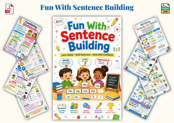 Fun with Sentence Building: A Colorful Approach to Early Writing Skills