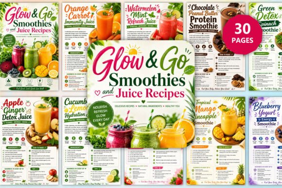 Glow Go Smoothie and Juice Recipes