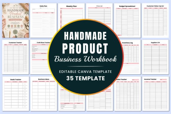 Handmade Product Business Workbook KDP: A Complete Guide for Crafters and Entrepreneurs