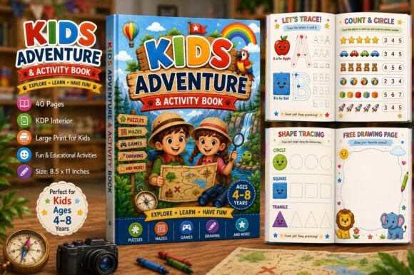 Kids Adventure Activity Book: A Fun Way to Learn and Grow