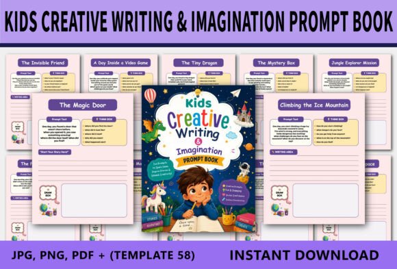 Kids Creative Writing Imagination Prompt Book: A Strategic Tool for Fostering Creativity and Learning