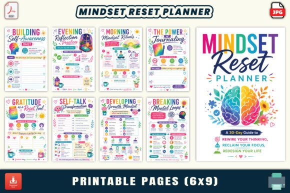 Mindset Reset Planner – 30-Day eBook to Transform Your Thinking