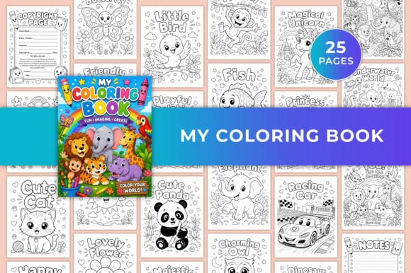 My Coloring Book KDP Graphic: A Creative Tool for Educators, Parents, and Creators
