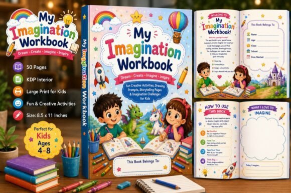 My Imagination Workbook: A Creative Tool for Nurturing Young Minds
