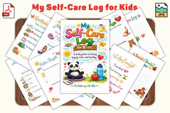 My Self-Care Log for Kids: A Fun Way to Teach Emotional Awareness and Healthy Habits